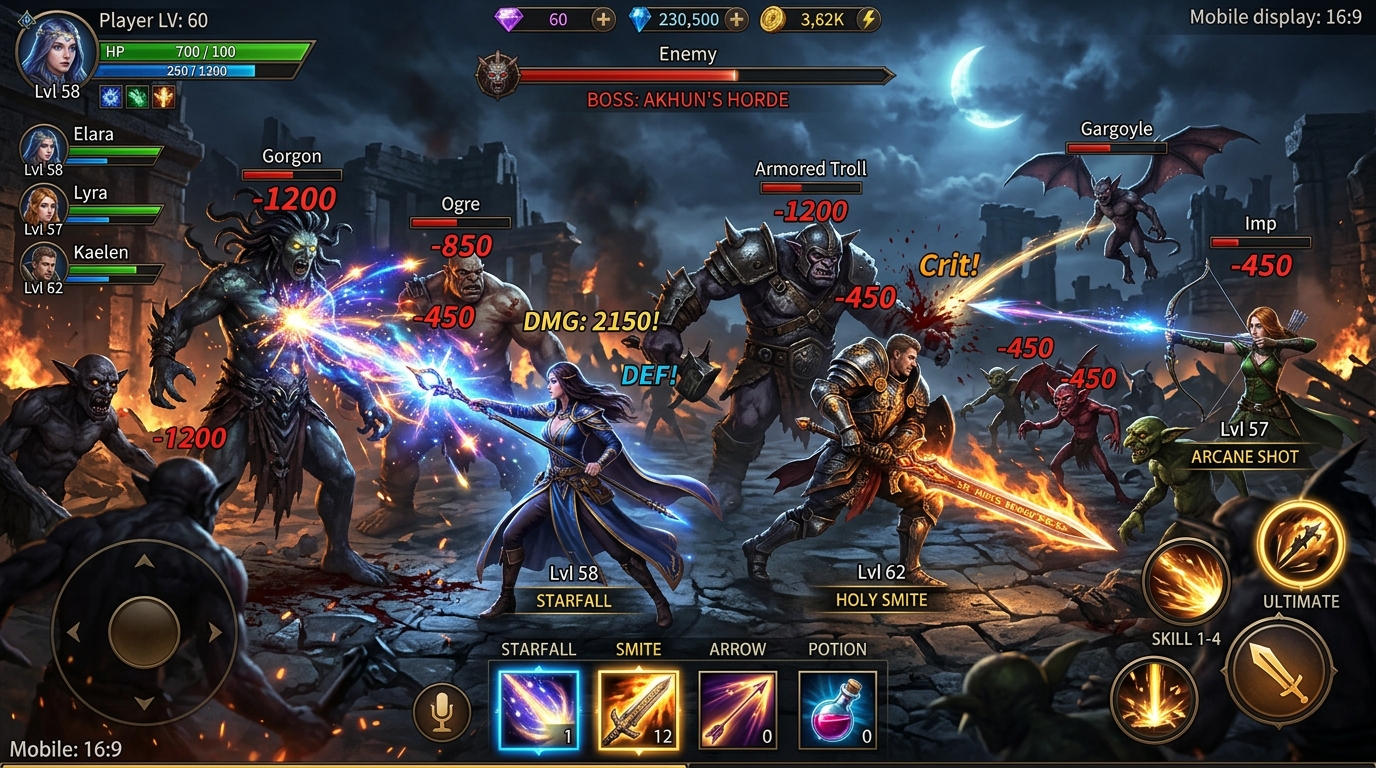 Hero Myth - X Hero 截图示意（案例为脱敏示意）