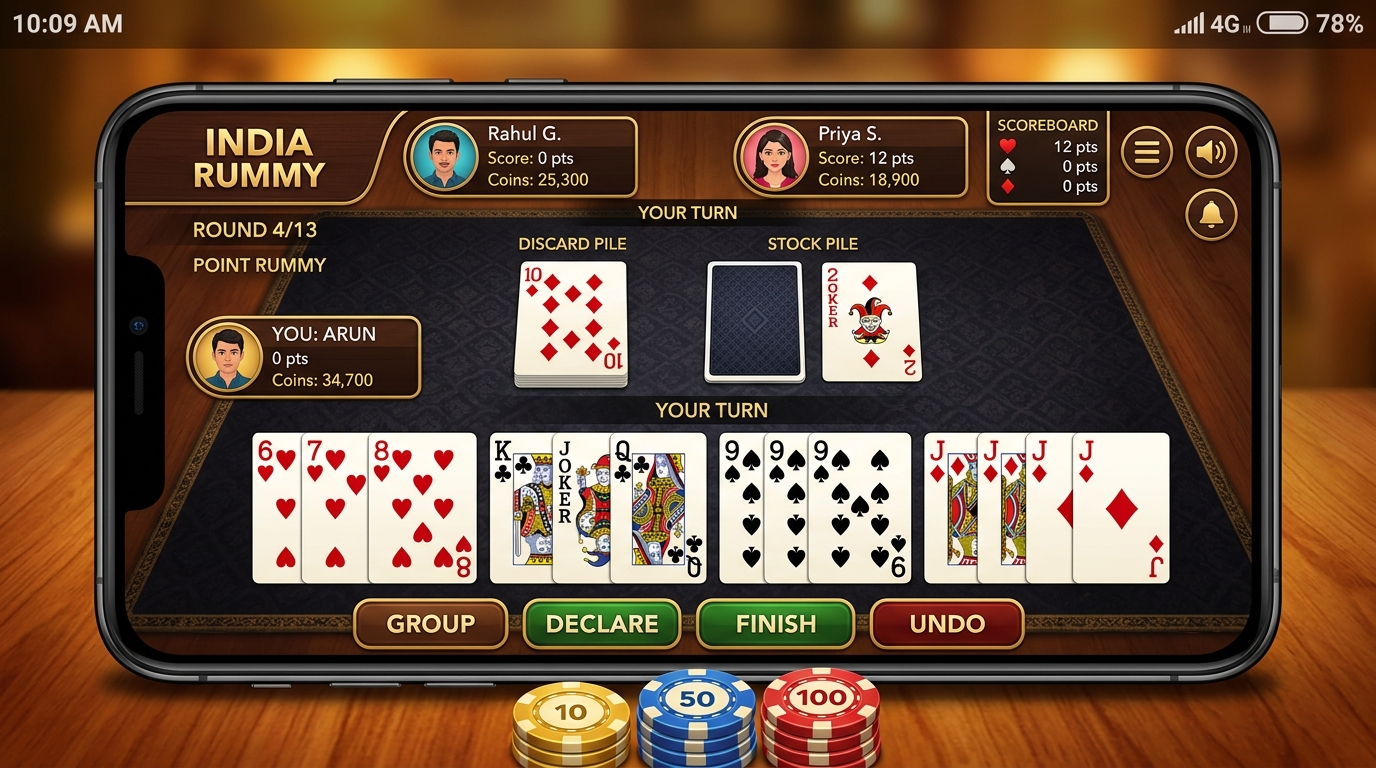 Yono Rummy 截图示意（案例为脱敏示意）